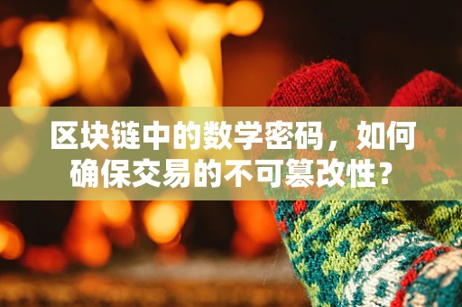 区块链中的数学密码，如何确保交易的不可篡改性？