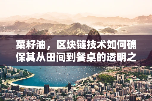 菜籽油，区块链技术如何确保其从田间到餐桌的透明之旅？