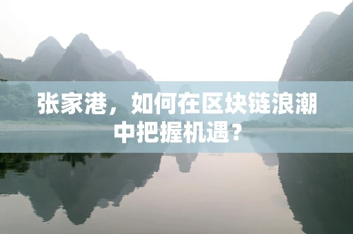 张家港，如何在区块链浪潮中把握机遇？
