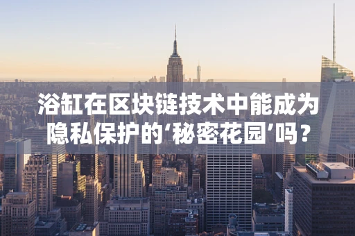 浴缸在区块链技术中能成为隐私保护的‘秘密花园’吗？