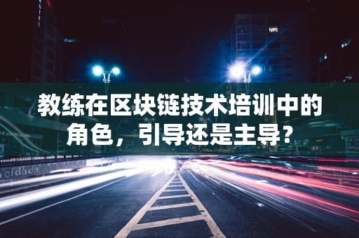 教练在区块链技术培训中的角色，引导还是主导？