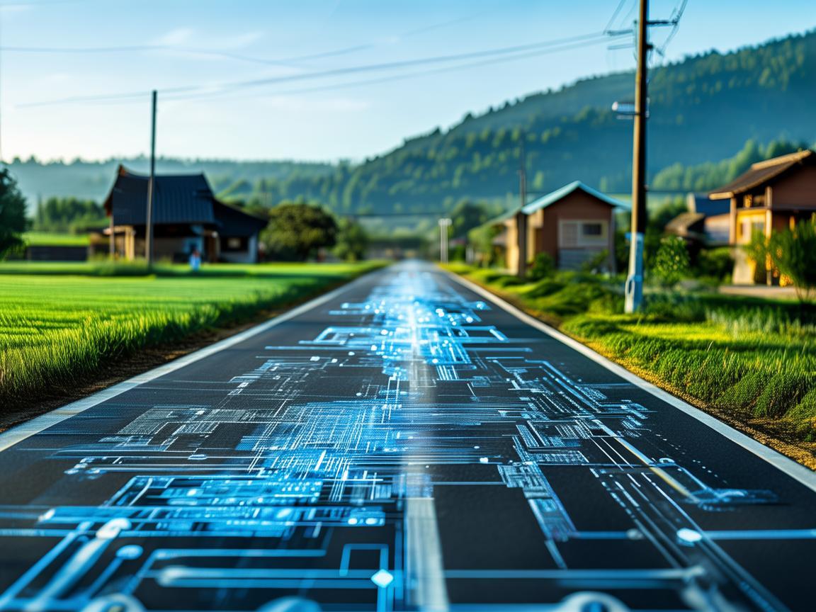 县道上的区块链技术，如何构建智慧农村的‘数字动脉’？