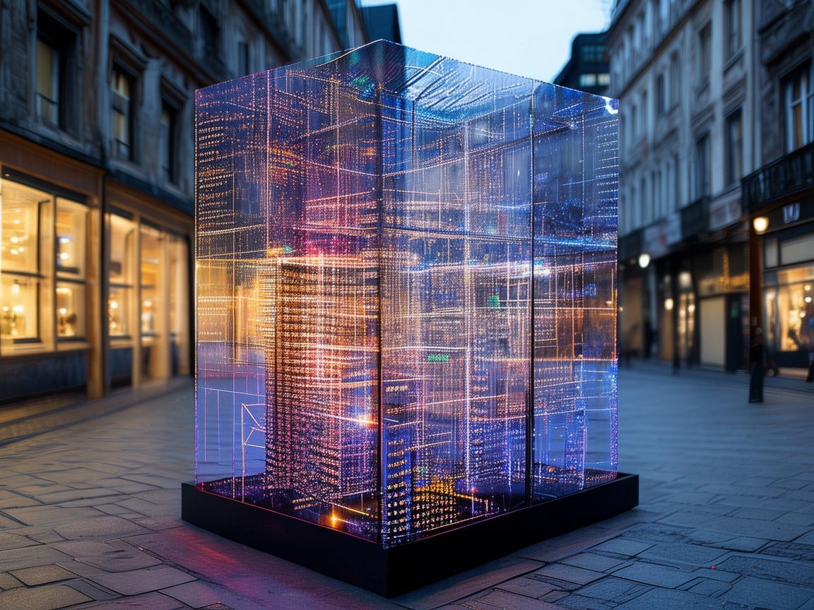 画廊街的艺术装置，区块链技术如何为公共艺术增添不可篡改的魅力？